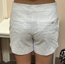 Load image into Gallery viewer, Cache White Damask Patterned Shorts
