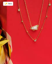 Load image into Gallery viewer, Kendra Scott Cheer Pendant Necklace White Mother of Pearl in Gold or Silver