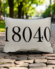 Load image into Gallery viewer, Easton, PA 18040 Zip Code Pillow