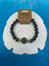 Load image into Gallery viewer, Cape May- Natural Stone Bracelet with Beach Sand from Cape May, NJ