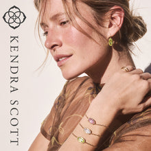 Load image into Gallery viewer, Kendra Scott Elaina Luxe Chain Bracelet Light Green CZ Gold
