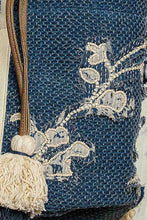 Load image into Gallery viewer, Boho Embroidered Denim Purse