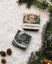 Load image into Gallery viewer, Dr Squatch Snowy Pine Tar Limited Edition Natural Soap