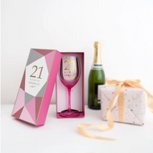 Load image into Gallery viewer, 21 - Gift Boxed 19oz Crystal Wine Glass