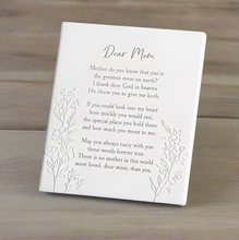Load image into Gallery viewer, Mom Meaningful Wall Plaque with Easel