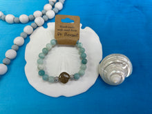 Load image into Gallery viewer, Natural Stone Bracelet with Beach Sand from Point Pleasant Beach, NJ