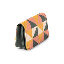 Load image into Gallery viewer, Cash and Card Snap Wallet Geometric