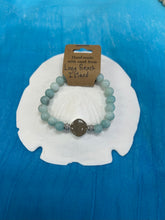 Load image into Gallery viewer, Natural Stone Bracelet with Beach Sand from Long Beach Island, NJ - LBI