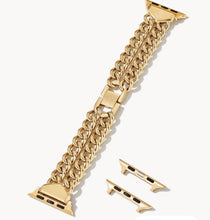 Load image into Gallery viewer, Kendra Scott Whitley Double Chain Watch Band Gold Tone S/M