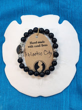Load image into Gallery viewer, Natural Stone Bracelet with Beach Sand from Atlantic City, NJ