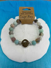Load image into Gallery viewer, Cape May- Natural Stone Bracelet with Beach Sand from Cape May, NJ