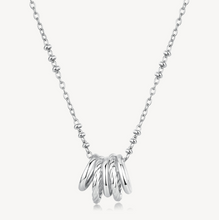 Load image into Gallery viewer, Amy Stainless Steel Rings Necklace by Brosway