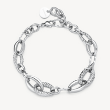 Load image into Gallery viewer, Amy Stainless Steel Silver Chain Link Bracelet by Brosway