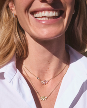 Load image into Gallery viewer, Kendra Scott Anya Flower Pendant Necklace - Gold Ivory Mix