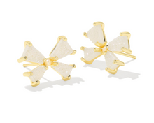 Load image into Gallery viewer, Kendra Scott Blair Bow Small Studs Iridescent Drusy