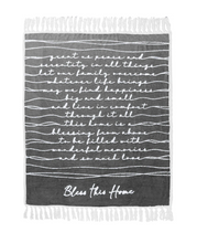 Load image into Gallery viewer, Bless This Home Plush Blanket