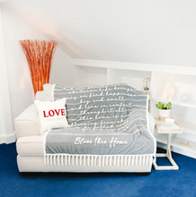 Load image into Gallery viewer, Bless This Home Plush Blanket