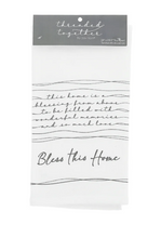 Load image into Gallery viewer, Bless this Home Cotton Tea Towel