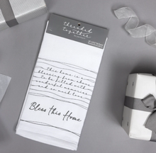 Load image into Gallery viewer, Bless this Home Cotton Tea Towel