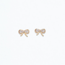 Load image into Gallery viewer, Bow Earrings Gold or Silver by Periwinkle