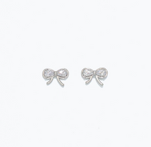 Load image into Gallery viewer, Bow Earrings Gold or Silver by Periwinkle