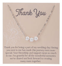 Load image into Gallery viewer, Bridal Party Necklaces