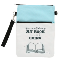 Load image into Gallery viewer, Book Lover / Tablet Sleeve with Wristlet or Crossbody Strap