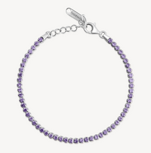 Load image into Gallery viewer, Brosway Silver Amethyst Tennis Bracelet Fancy by Brosway