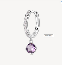 Load image into Gallery viewer, Brosway Amethyst Round Dangle Earring by Brosway