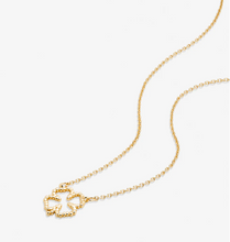 Load image into Gallery viewer, Bryan Anthonys Just for Luck Clover Necklace in Silver or Gold