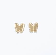 Load image into Gallery viewer, Butterfly Cutout Earrings in Gold or Silver by Periwinkle