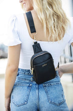 Load image into Gallery viewer, Black Solstice Crossbody/Sling Bag by Kedzie