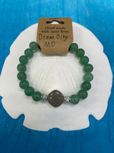 Load image into Gallery viewer, OCMD-Natural Stone Bracelet with Beach Sand from Ocean City, Maryland