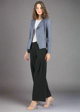 Load image into Gallery viewer, Charcoal Liquid Leather Jacket by Clara Sunwoo