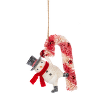 Load image into Gallery viewer, Vintage Look Snowman Ornaments
