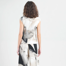 Load image into Gallery viewer, Cap Sleeve Side Tie Top - Watercolor