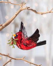 Load image into Gallery viewer, Cardinal in Flight Ornament