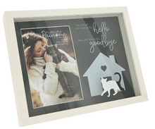 Load image into Gallery viewer, Cat Goodbye Shadow Box 9.5&quot; x 7.5&quot;
