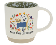 Load image into Gallery viewer, Cats Make Life Better Mug
