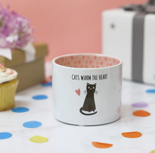 Load image into Gallery viewer, Cats Warm the Heart - 8oz Soy Wax Reveal Single Wick Candle