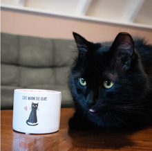 Load image into Gallery viewer, Cats Warm the Heart - 8oz Soy Wax Reveal Single Wick Candle