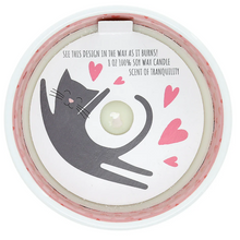 Load image into Gallery viewer, Cats Warm the Heart - 8oz Soy Wax Reveal Single Wick Candle