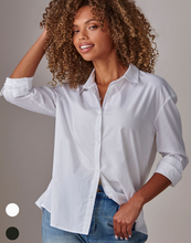 Load image into Gallery viewer, Classic Button Down Shirt in Black or White