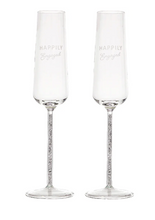 Load image into Gallery viewer, Congrats on your Engagement Toasting Glasses - Gift boxed