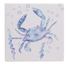 Load image into Gallery viewer, Coastal Sea Life Coaster Set of Four