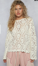 Load image into Gallery viewer, Delicate Knit Sweater in Cream