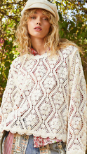 Load image into Gallery viewer, Delicate Knit Sweater in Cream
