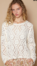 Load image into Gallery viewer, Delicate Knit Sweater in Cream