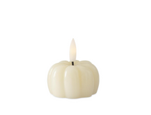 Load image into Gallery viewer, Cream Wax LED Flicker Flame Candle with Timer - small