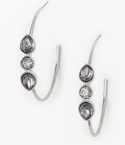 Load image into Gallery viewer, Crystal Hoop Earrings